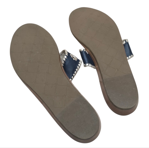 Jack Roger Dark Navy/Gold Sandals - Picture 7 of 10